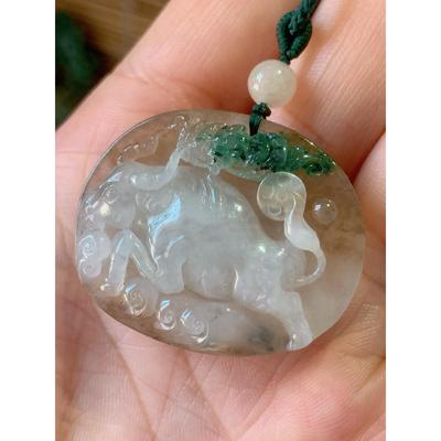 可言美玉石南阳翡翠天然独山玉润多色标本级俏色扭转乾坤挂件